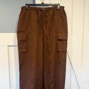 SHEIN EZwear Women's Plus Size Elastic Pocket Jogger with Cuffed Hem